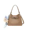 Bolso bandolera de moda para mujer 2026 nuevo popular versátil para el trabajo bandolera gran capacidad moderno elegante bolso cubo