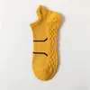 Calcetines deportivos de tobillo para hombre 7A antibacterianos para verano, absorbentes de sudor, resistentes al olor, con suela de masaje, calcetines cortos de algodón, calcetines de running amortiguadores