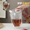 Bolsa de Nylon para Base de Sopa Quente para Levar, Bolsa Embalagem de Grande Capacidade para Sopa e Molho, Bolsa Selada, Bolsa Selada Espessada