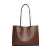 Bolsa Tote de Couro Genuíno de Grande Capacidade, Estilo Novo para Mulheres, Bolsa de Mão para o Dia a Dia em Couro de Vaca, Bolsa de Ombro Moderna e Versátil, Bolsa Transversal, Bolsa de Braço