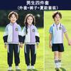 Uniformes Escolares Primários, Jaquetas de Primavera, Outono e Inverno, Conjuntos de Três ou Cinco Peças, Uniformes para Reunião Esportiva do Primeiro Ano, Uniformes de Jardim de Infância