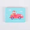 Estojo de Couro para Carteira de Motorista Estojo de Couro Personalizado com Desenho Animado com Múltiplos Compartimentos para Cartões Tampa para Carteira de Motorista com Logo Impresso Livro de Carteira de Motorista Personalizado DIY
