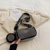 Bolso de Mujer de Pedrería al Por Mayor para Comercio Exterior 2025 Otoño e Invierno Nueva Moda Versátil Bolso Cruzado de Pedrería Elegante Bolso de Hombro Casual