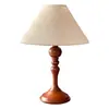 Lámpara de Mesa Retro de Madera Estilo Antiguo Lámpara de Ambiente Romántico Francés para Dormitorio Americano Lámpara de Noche China de Gama Alta Nueva Celebridad de Internet