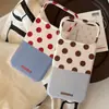 Funda para teléfono Apple 18Promax de color block de lunares y rayas estilo ins japonés, adecuada para 17Pro, doble capa, 16Pro, 15Pro