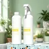 En stock Botella Pulverizadora Baowangqiang de 500 ml con Hombro Redondo y Spray de Niebla Fina tipo Bomba para Limpiador de Manchas de Grasa de Cocina