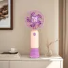 Novo Mini Ventilador Portátil de Mão, Suporte de Mesa Portátil, Ventilador de Carregamento USB, Presente para Estudante Atacado