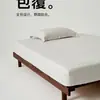 Sábana bajera individual de Tencel lavado de alta gama, 60 hilos, con tacto premium, Cubre cama individual de seda helada refrescante para verano
