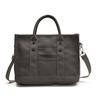 Bolsa de Mão de Lona Estilo Coreano 2025 Nova Fashionável Simples Ombro Transversal Bolsa Tote Texturizada para Trabalho Lazer