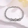 Pulsera Nueva de Moda Tendencia Corazón de Circonita, Joyería Versátil de Lujo Retro Personalizada Transfronteriza Círculo Corazón
