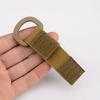 Hebilla Pequeña Colgante de Correa de Nylon Táctica para Exteriores Mosquetón Multifuncional Estilo Militar Gancho para Colgar Cosas en Bolsas Tácticas