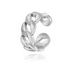 Anillos Abiertos Ajustables Estilo Europeo y Americano, Acero Inoxidable Chapado en Oro, No se Desvanecen, Modernos, Versátiles, Anillos de Acero Inoxidable de Lujo Ligero al por Mayor