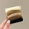 Elásticos de Cabelo de Toalha Largos, Scrunchies Grandes e Grossos, Prendedores de Rabo de Cavalo de Alta Elasticidade Que Não Danificam o Cabelo, Elásticos de Cabelo Lisos, Borrachinhas, Cordas de Cabelo