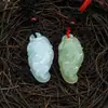 Mercancía de puesto callejero al por mayor Colgantes para hombre y mujer Jade afgano Colgantes Pixiu Colgantes de hoja Modelo de 10 yuanes Envío directo