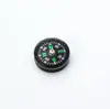 Brújula de Exterior en Stock para Montañismo y Camping, Luminosa, Portátil, Alta Precisión, Idioma Inglés, Brújula de Plástico Rellena de Aceite de 16 mm