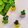 Pequeno fresco Mini bonito pequeno carnudo cacto geladeira adesivo adesivo magnético geladeira decoração casa adesivo adesivo mensagem adesivo