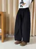 Pantalones tipo globo de algodón con tacto japonés Aimo Beibei para niñas, pantalones casuales holgados de pierna ancha, pantalones largos versátiles para bebés