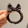 Elástico de Cabelo com Laço de Lã, Bola de Cabelo, Elástico de Cabelo de Ursinho, Argola de Cabelo Elegante de Veludo, Flor de Cabelo
