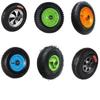 Carrinho 350-4 pneu de borracha pneumático 300-8 roda muda 10/14/16 polegadas roda plana tigre