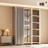 Armario de metal, estructura de acero, completamente cerrado, diseño simple, adecuado para apartamentos de alquiler, modular, engrosado, de pie, estilo abierto, para uso doméstico