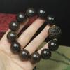 Pulseira de madeira de incenso Shen Guibao, listras de tigre, contas pequenas de Buda, rosário para brincar, joias, atacado