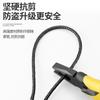 Candado para Casco de Coche de Batería Cable de Acero Suave Coche Eléctrico Candado Largo Candado para Cesta de Coche Cuerda para Puerta Código Antirrobo