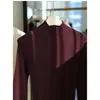 Lavável à máquina, suéter de lã merino ultrafina de 60 contagens, malha sem costura de dupla torção de calibre 18, gola alta básica para mulheres, nova coleção de outono