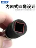 Adaptador de llave eléctrica, adaptador de liberación rápida engrosado, juego completo de accesorios, broca, llave de impacto, dado telescópico, portabrocas, punta