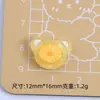 Mini Hielo Transparente Fruta Comida Juguete Dibujos Animados Hecho a Mano DIY Pegamento de Crema Accesorios Resina Pequeños Accesorios Joyería Uñas Arte Materiales