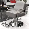 Nuevo Asiento Engrosado Plegable para Salón de Peluquería, Corte, Afeitado, Peluquería Barbero Giratorio, Elevable, Para Permanente, Teñido, Acero Inoxidable Salón de Peluquería
