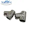 Accesorios para yates herrajes marinos codo en T de 60 grados codo en T inclinado acero inoxidable 316 codo en T soldado accesorios de herrajes marinos