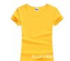 Fornecer camiseta feminina de poliéster 165g com absorção de umidade e tecido de favo de mel de secagem rápida