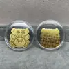 Shenzhen Shuibei Mismo Estilo Oro Puro 999 Tesoro de la Fortuna Aleación Gato de la Suerte Adhesivo Dorado para Teléfono Móvil para Atraer Riqueza Tienda de Oro