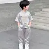 Nuevo Conjunto de Estilo Chino para Niños, Hanfu de Moda para Niños Pequeños, Ropa para Actuación Coral del Día del Niño, Estilo Tradicional Chino con Cierre de Botones