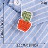 Etiqueta de bordado por computadora Duoku, hamburguesa, fruta, cactus, accesorios de ropa para niños, parche pequeño, pegatinas de tela bordadas
