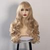 E-commerce transfronterizo multicolor rollo largo simulación cabello cobertura completa cabeza flequillo aire cabello largo fibra química mecanismo cobertura cabeza fabricantes en stock