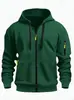 Vendas Diretas da Fábrica e Entrega no Mesmo Dia Moletons Masculinos com Zíper, Moletons com Capuz, Camisas com Zíper, Gola Redonda Casuais Roupas Masculinas