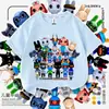 Nova camiseta infantil de manga curta Roblox Animal Hospital top da moda