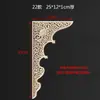 Xizang Madera Maciza Aplique de Flor de Esquina Decoración de Altar Estilo Chino Talla en Madera Nube Auspiciosa Dragón y Fénix Jugando con Perlas Estilo Chino Antiguo