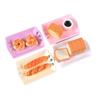 Acessórios de Resina DIY Renda Simples Realista Bandeja de Pão Miniatura para Casa de Bonecas Comida Brinquedo Adereços