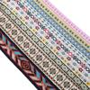 Características Jacquard Ribbon Clothing Tecido Cinto Portátil Estilo Étnico Fita Mochila Cinto Decorativo Atacado em estoque Poliéster