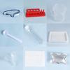 Materiales científicos experimentales para niños tabletas efervescentes lactato de calcio bicarbonato de sodio ácido cítrico pigmento reactivo gradilla para tubos de ensayo