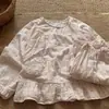 Pijama floral azul pavo real estilo coreano de manga corta para mujer, algodón nube de verano, dulce, cuello redondo, holgado, conjunto de ropa para el hogar