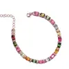Pulsera Transfronteriza de Turmalina Natural Amazon S925 Plata Piedra Principal 4*6 Joyería de Lujo Venta Directa de Fábrica