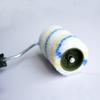 Fabricantes de origen rodillo amarillo pequeño de pulgar único 4 pulgadas tecnología hot melt Amarillo Azul Fibra Química pelo largo cepillo de rodillo pequeño