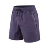 Shorts de Verão Masculino Seda de Gelo Fino Secagem Rápida Calças Casuais para Homens e Mulheres Moda Esportiva Solto Respirável Cinco Pontos Areia