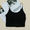 Ropa interior Yuexiao de Seda con Espalda en U, Top Tubo Anti-Luz, Camisola de Doble Capa de Seda de Morera, Sujetador Liso 5221