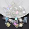 Cuentas especiales con forma para coche, agujero inclinado, cuentas de vidrio 10*16, pendientes, colgante, joyería DIY, cuentas para ropa, colgante, accesorios