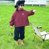 Chaqueta de Primavera y Otoño para Niños 2026 Nuevo Estilo Cortavientos con Capucha Reversible para Niños Ropa Deportiva de Otoño para Exteriores Moderna