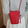 Bolso Cruzado para Teléfono Móvil para Mujer, Nuevo Trendy de Primavera y Verano 2026, de Gama Alta, Nicho, Súper Popular, Exquisito Bolso Cubo de un Solo Hombro